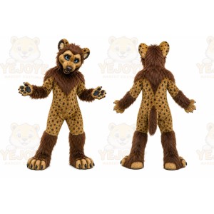Brown Hyena Mascot Costume for Events and Promotions