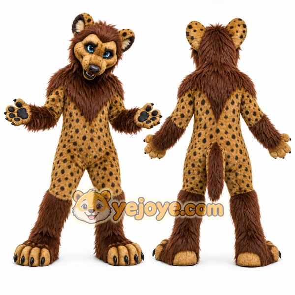 Brown Hyena Mascot Costume for Events and Promotions