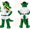 Green Crocodile Mascot Costume for Sports Events