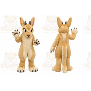 Tan Antelope Mascot Costume for Events and Promotions