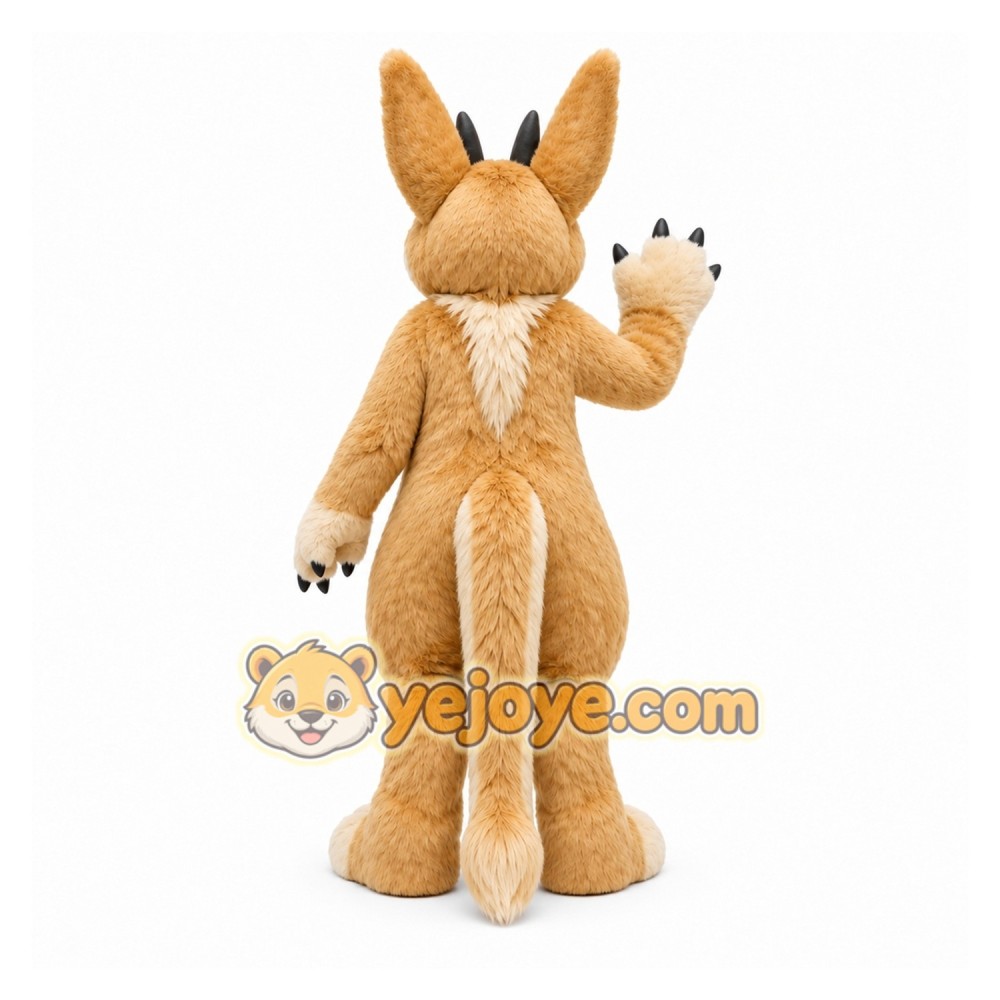 Tan Antelope Mascot Costume for Events and Promotions Tan Antelope Mascot Costume for Events and Promotions