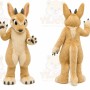 Tan Antelope Mascot Costume for Events and Promotions