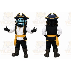 Black Pirate Mascot Costume for School Events