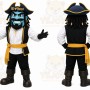 Black Pirate Mascot Costume for School Events