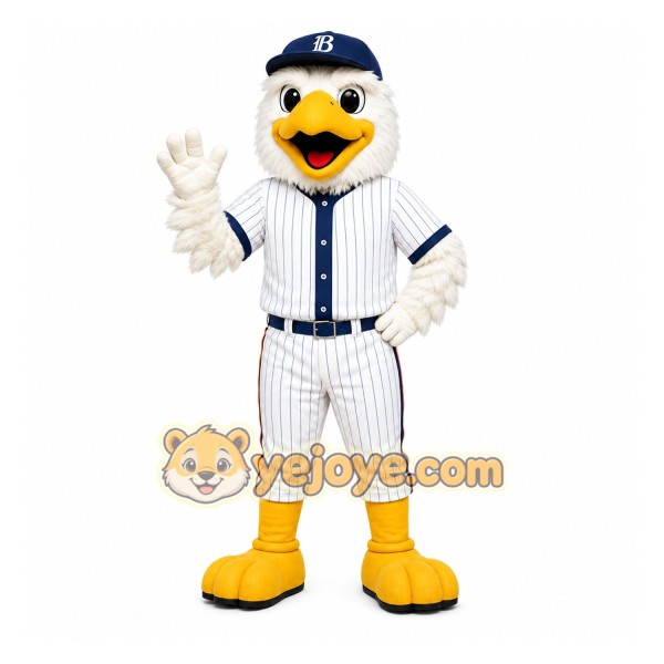 White Eagle Mascot Costume for Sports Events