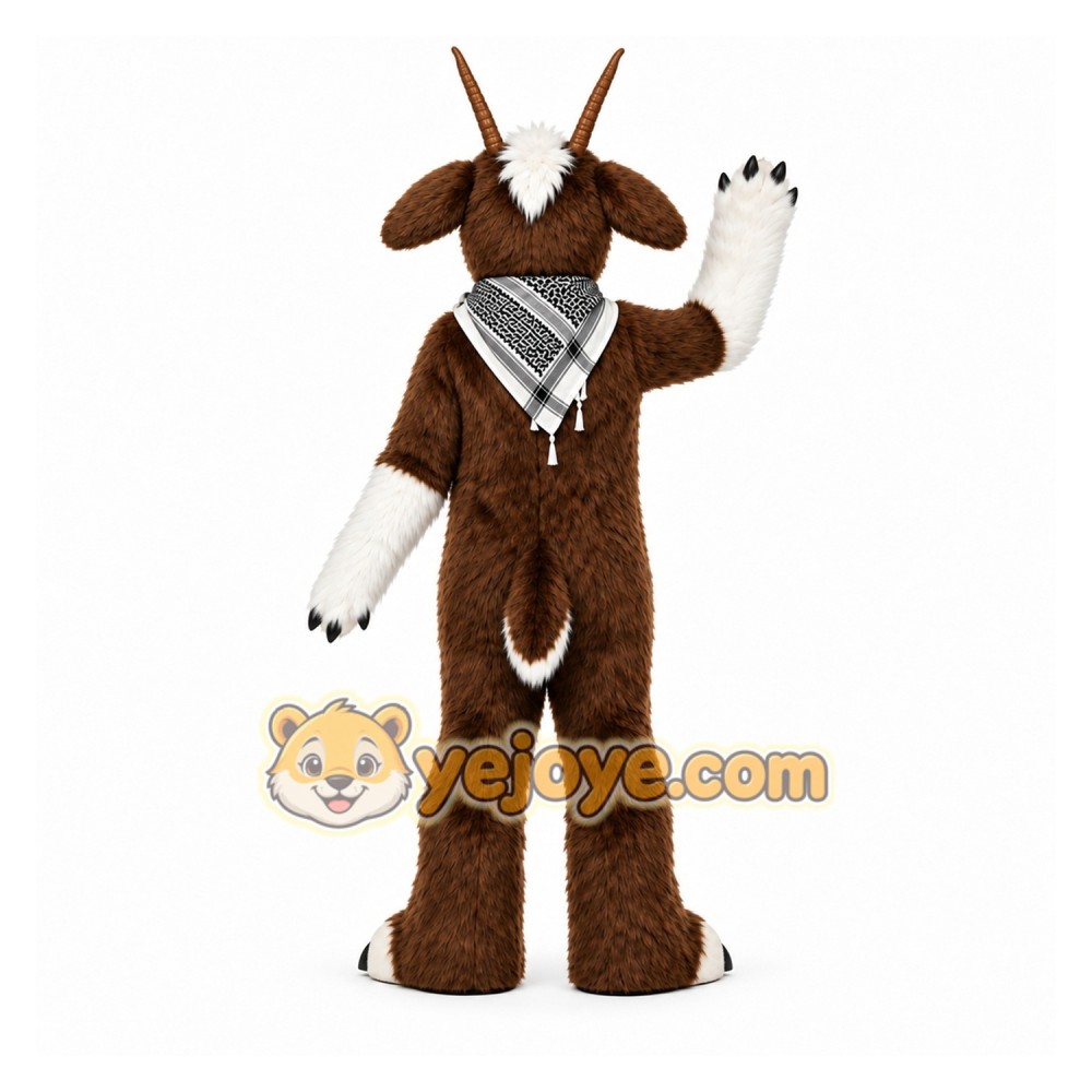 Brown Goat Mascot Costume for Events and Promotions Brown Goat Mascot Costume for Events and Promotions