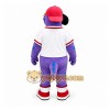 Purple Dragon Mascot Costume for Sports Events