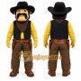 Yellow Cowboy Mascot Costume for Events and Promotions
