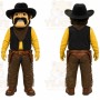 Yellow Cowboy Mascot Costume for Events and Promotions