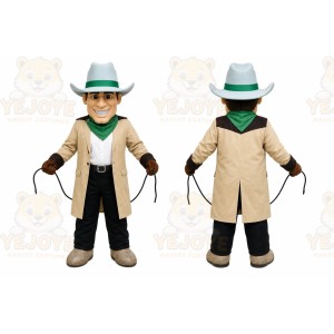 Tan Cowboy Mascot Costume for Events and Promotions