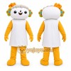 Yellow Fantasy Creature Mascot Costume for Children's Events