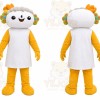 Yellow Fantasy Creature Mascot Costume for Children's Events