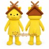 Yellow Cat Mascot Costume for Children's Events