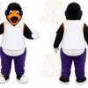 Black Bird Mascot Costume for Sports Events