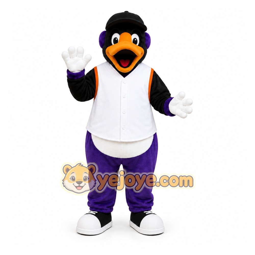 Black Bird Mascot Costume for Sports Events Black Bird Mascot Costume for Sports Events