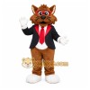 Brown Wolf Mascot Costume for Corporate Events Brown Wolf Mascot Costume for Corporate Events