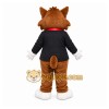 Brown Wolf Mascot Costume for Corporate Events Brown Wolf Mascot Costume for Corporate Events