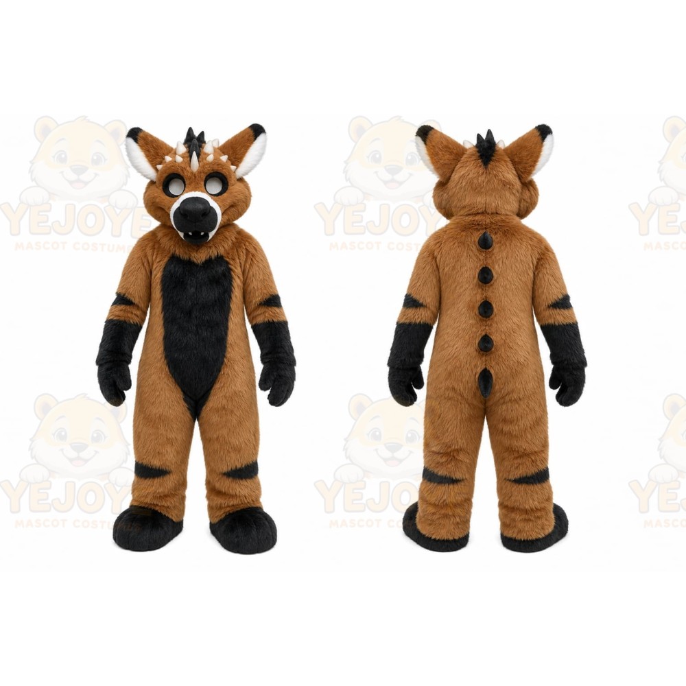 Brown Hyena Mascot Costume for Events and Promotions