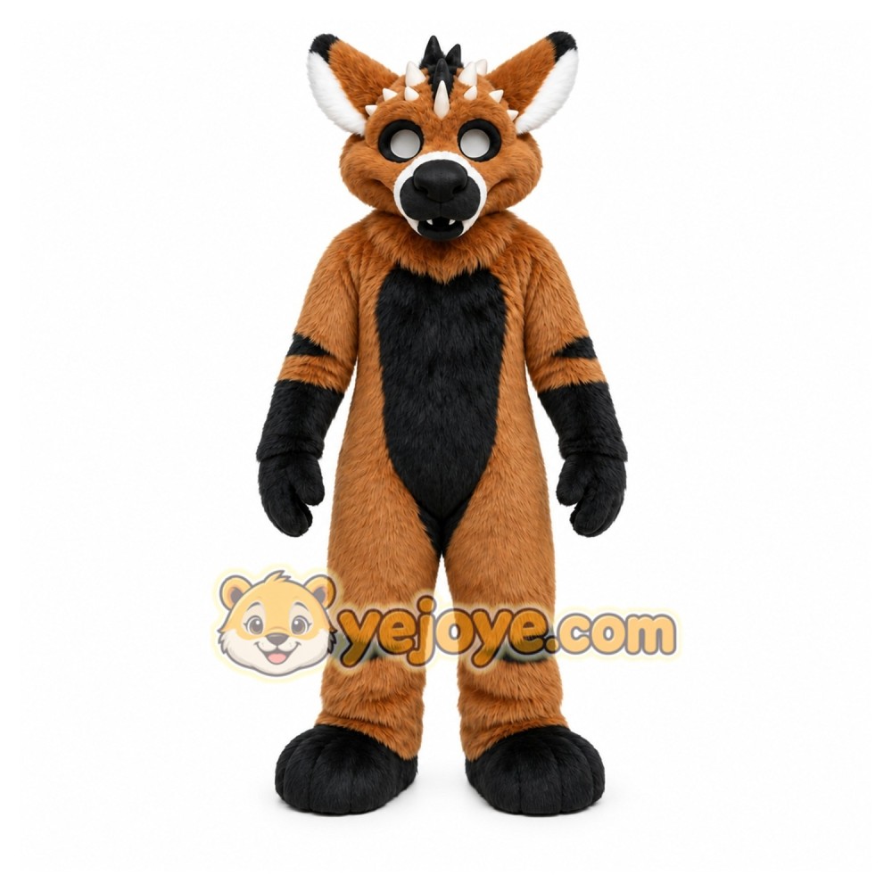 Brown Hyena Mascot Costume for Events and Promotions Brown Hyena Mascot Costume for Events and Promotions
