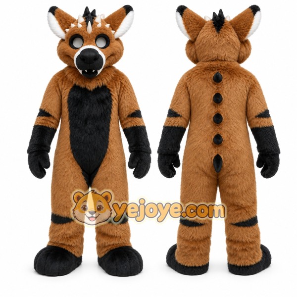 Brown Hyena Mascot Costume for Events and Promotions