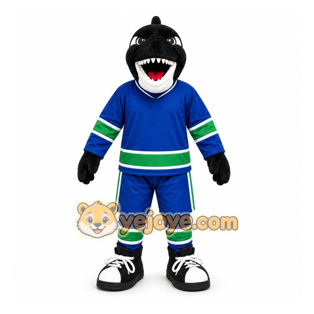 Blue Shark Mascot Costume for Sports Events Blue Shark Mascot Costume for Sports Events