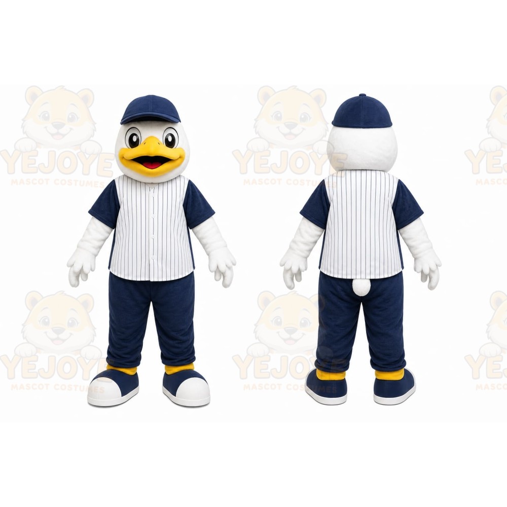 White Duck Mascot Costume for Sports Events