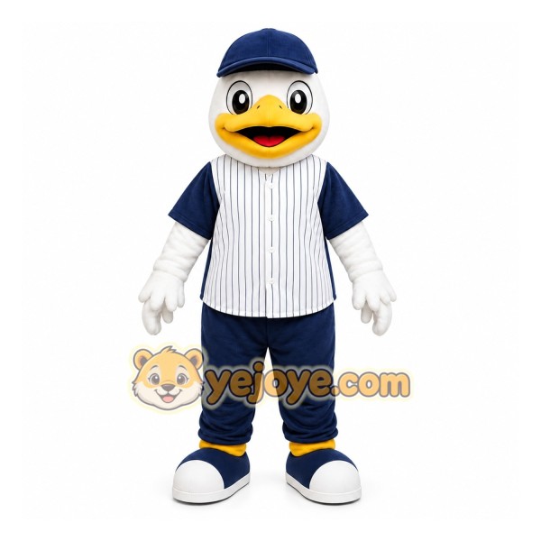 White Duck Mascot Costume for Sports Events White Duck Mascot Costume for Sports Events
