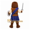 Brown Warrior Mascot Costume for Events and Promotions