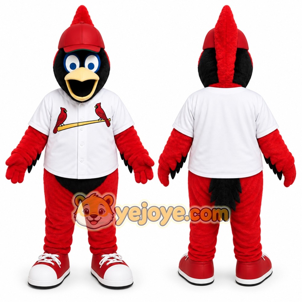 Red Bird Mascot Costume for Sports Events