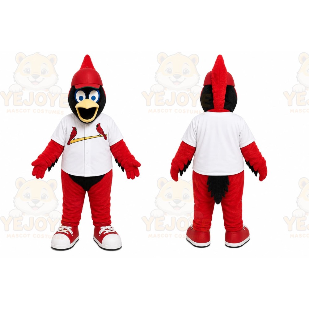 Red Bird Mascot Costume for Sports Events