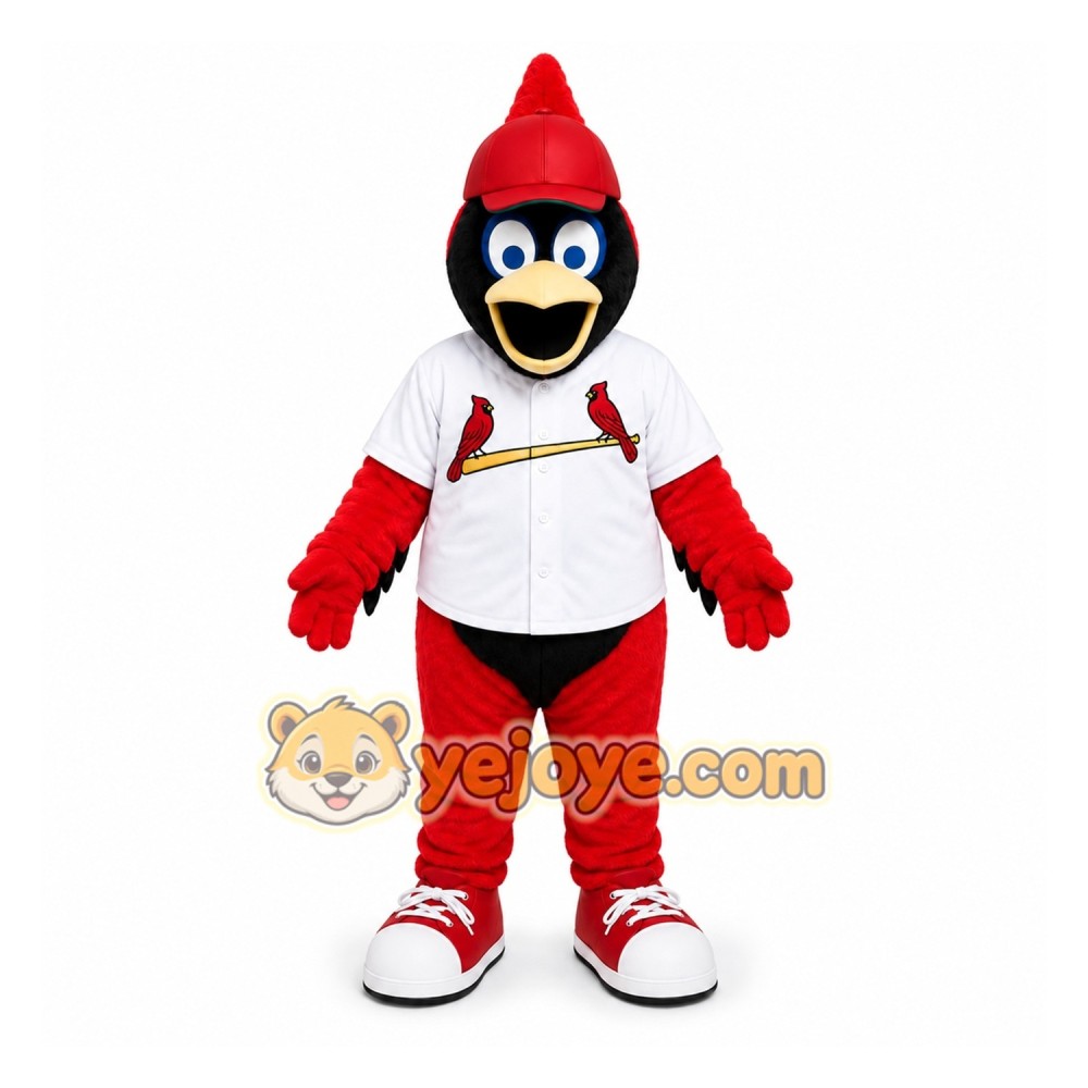 Red Bird Mascot Costume for Sports Events