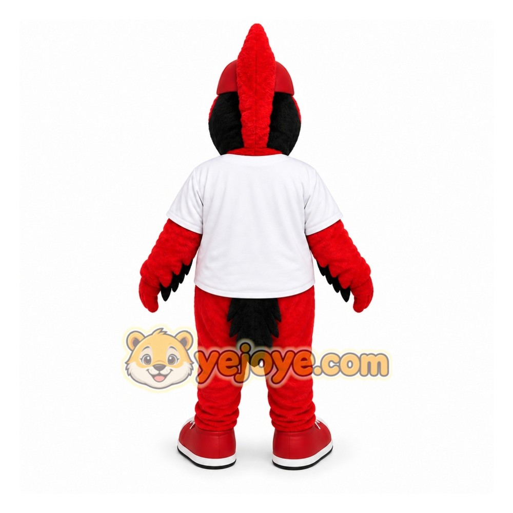 Red Bird Mascot Costume for Sports Events