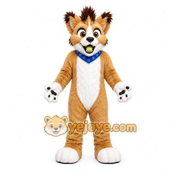 Brown Dog Mascot Costume for Children's Events Brown Dog Mascot Costume for Children's Events