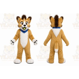 Brown Dog Mascot Costume for Children's Events