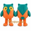 Green Owl Mascot Costume for Children's Events Green Owl Mascot Costume for Children's Events