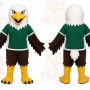 Brown Eagle Mascot Costume for Sports Events
