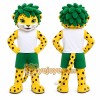 Yellow Cheetah Mascot Costume for Sports Events Yellow Cheetah Mascot Costume for Sports Events