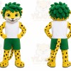 Yellow Cheetah Mascot Costume for Sports Events