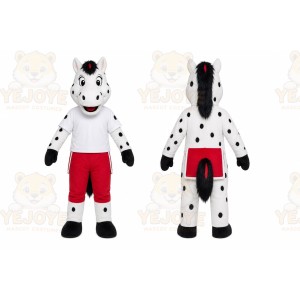 White Horse Mascot Costume for Sports Events