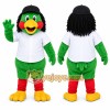 Green Bird Mascot Costume for Sports Events