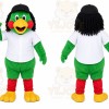 Green Bird Mascot Costume for Sports Events