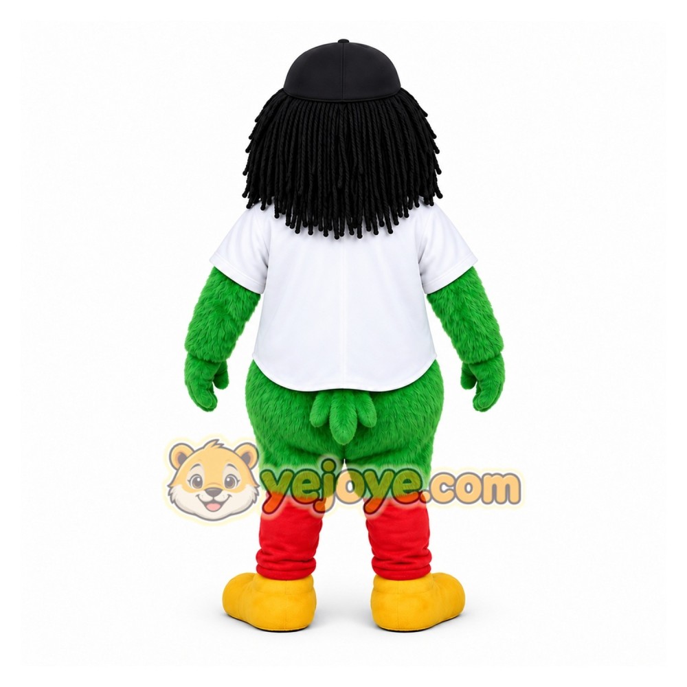 Green Bird Mascot Costume for Sports Events