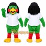Green Bird Mascot Costume for Sports Events