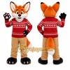 Orange Fox Mascot Costume for Holiday Events