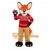 Orange Fox Mascot Costume for Holiday Events
