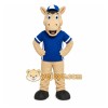 Blue Horse Mascot Costume for Sports Events Blue Horse Mascot Costume for Sports Events