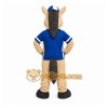 Blue Horse Mascot Costume for Sports Events Blue Horse Mascot Costume for Sports Events