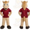 Tan Horse Mascot Costume for Events and Promotions