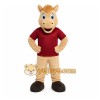 Tan Horse Mascot Costume for Events and Promotions Tan Horse Mascot Costume for Events and Promotions