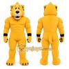 Yellow Tiger Mascot Costume for Sports Events